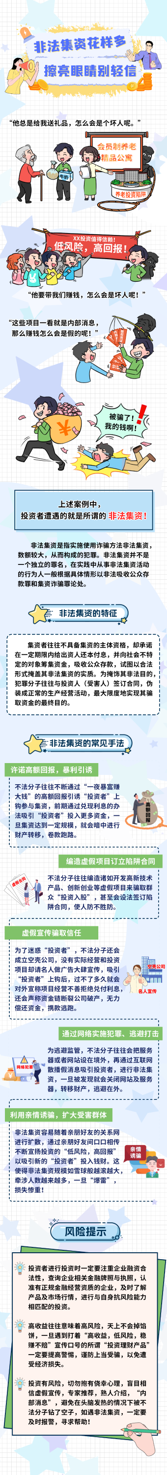 非法集資花樣多、擦亮眼睛別輕信